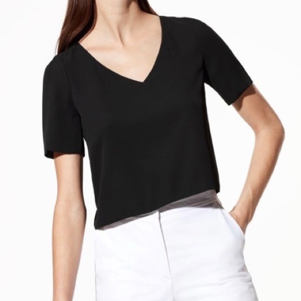 Bavarian Randy Blouse in Black | Aritzia